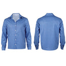 Cosplay Costume Sanji One Piece Season 2 Striped Shirt Blue Men Halloween Carnival Party Outfit