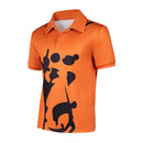 Cosplay Costume Sanji Season 2 Polo Shirt Orange Men Halloween Carnival Party Outfits