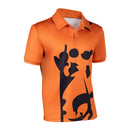 Cosplay Costume Sanji Season 2 Polo Shirt Orange Men Halloween Carnival Party Outfits
