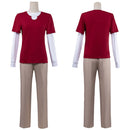 Cosplay Costume Sanji Season 2 Top Shirt Pants Set Red Men Halloween Carnival Party Outfits