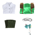 Cosplay Costume Sarah Isekai: Slow Life Fullset Green Women Halloween Carnival Party Outfits