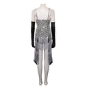 Cosplay Costume Satine Moulin Rouge Musical Sequin Dress Women Halloween Carnival Party Outfits