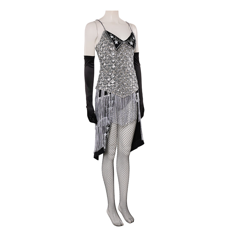 Cosplay Costume Satine Moulin Rouge Musical Sequin Dress Women Halloween Carnival Party Outfits