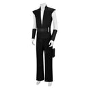 Cosplay Costume Scorn Shadow Lord Top Pants Set Black Men Halloween Carnival Party Outfits