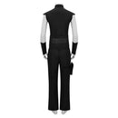 Cosplay Costume Scorn Shadow Lord Top Pants Set Black Men Halloween Carnival Party Outfits