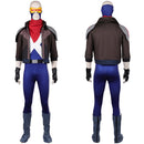 Cosplay Costume Scott Summers Jacket Jumpsuit Fullset Blue Men Halloween Carnival Party Outfits