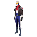 Cosplay Costume Scott Summers Jacket Jumpsuit Fullset Blue Men Halloween Carnival Party Outfits