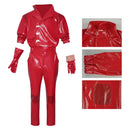 Cosplay Costume Shotaro Kaneda Akira (1988) Leather Fullset Racing Suit Red Men Halloween Carnival Party Outfits