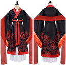 Cosplay Costume Shu Keigetsu Though I Am an Inept Villainess Hanfu Dress Fullset Black Women Halloween Carnival Party Outfits