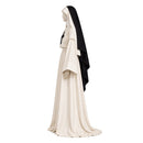 Cosplay Costume Sister Jeanne des Anges The Devils (1971) Nun Dress Set White Women Halloween Carnival Party Outfits