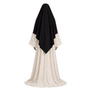 Cosplay Costume Sister Jeanne des Anges The Devils (1971) Nun Dress Set White Women Halloween Carnival Party Outfits