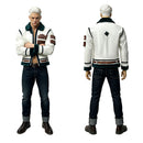 Cosplay Costume Smoker Coat White Men Halloween Carnival Party Outfits