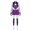 Cosplay Costume Starfire Teen Titan Jumpsuit Set Purple Women Halloween Carnival Party Outfits