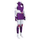 Cosplay Costume Starfire Teen Titan Jumpsuit Set Purple Women Halloween Carnival Party Outfits