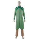 Cosplay Costume Steven Steel Steel Ball Run Top Pant Set Budget Friendly Green Men Halloween Carnival Party Outfits