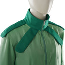 Cosplay Costume Steven Steel Steel Ball Run Top Pant Set Budget Friendly Green Men Halloween Carnival Party Outfits