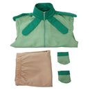 Cosplay Costume Steven Steel Steel Ball Run Top Pant Set Budget Friendly Green Men Halloween Carnival Party Outfits