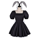 Cosplay Costume Sua Alien Stage 3rd Anniversary Bunny Cafe Dress Black Women Halloween Carnival Party Outfits