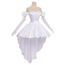 Cosplay Costume Sua Alien Stage Wedding Dress White Women Halloween Carnival Party Outfits