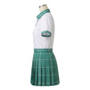 Cosplay Costume Sua Mizi Hyuna Alien Stage (2026) School Uniform Green Women Halloween Carnival Party Outfits