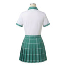 Cosplay Costume Sua Mizi Hyuna Alien Stage (2026) School Uniform Green Women Halloween Carnival Party Outfits