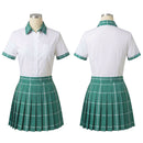 Cosplay Costume Sua Mizi Hyuna Alien Stage (2026) School Uniform Green Women Halloween Carnival Party Outfits