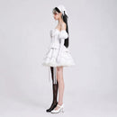 Cosplay Costume Sua Zombie Stage (2026) R1 Stage Dress Set White Women Halloween Carnival Party Outfits