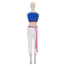 Cosplay Costume Tamamo Cross Fullset Blue Women Halloween Carnival Party Outfits