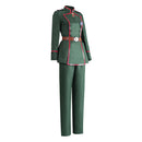 Cosplay Costume Tanya von Degurechaff Youjo Senki: The Saga of Tanya the Evil Military Uniform Green Women Halloween Carnival Party Outfits