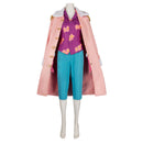 Cosplay Costume Tashigi Shirt Coat Pants Set Pink Women Halloween Carnival Party Outfits