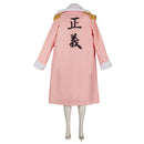 Cosplay Costume Tashigi Shirt Coat Pants Set Pink Women Halloween Carnival Party Outfits