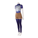 Cosplay Costume Tech Jacket Zoe Thompson Invincible Season 4 Fullset Top Pants Blue Women Halloween Carnival Party Outfits