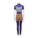 Cosplay Costume Tech Jacket Zoe Thompson Invincible Season 4 Fullset Top Pants Blue Women Halloween Carnival Party Outfits