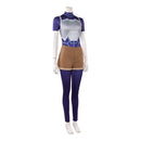 Cosplay Costume Tech Jacket Zoe Thompson Invincible Season 4 Fullset Top Pants Blue Women Halloween Carnival Party Outfits