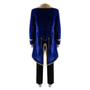 Cosplay Costume The Beast Court Set Renaissance Blue Men Halloween Carnival Party Outfits