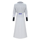 Cosplay Costume The Chief Female MC Path to Nowhere Trench Coat Set White Women Halloween Carnival Party Outfits