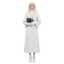 Cosplay Costume The Nun Conjuring Robe Set White Women Halloween Carnival Party Outfits