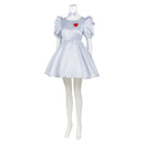 Cosplay Costume Tin Man The Wizard of Oz Genderbend Dress White Women Halloween Carnival Party Outfits