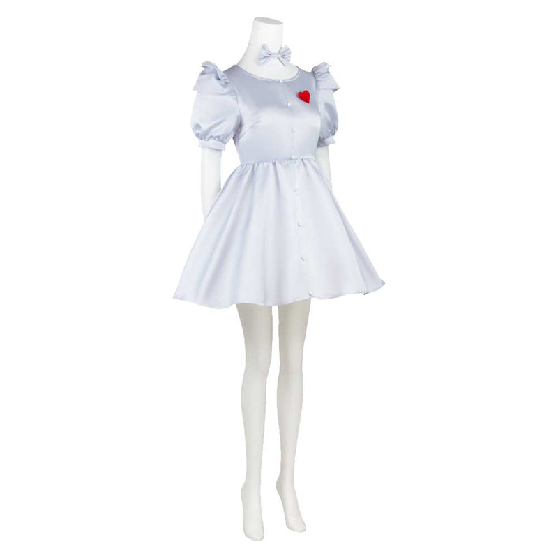 Cosplay Costume Tin Man The Wizard of oz Genderbend Dress White Women Halloween Carnival Party Outfits