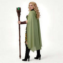 Cosplay Costume Titania TRPG Dress Cloak Set Renaissance Green Women Halloween Carnival Party Outfits