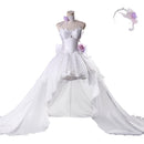Cosplay Costume Tokisaki Kurumi Date a Live Wedding Dress White Women Halloween Carnival Party Outfit