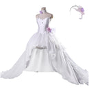 Cosplay Costume Tokisaki Kurumi Date a Live Wedding Dress White Women Halloween Carnival Party Outfit