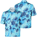 Cosplay Costume Tommy GTA: Vice City Hawaii vintage Floral shirt Blue Men Halloween Carnival Party Outfits