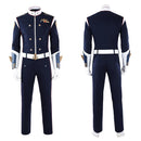 Cosplay Costume Torpedo The Boys: Vought Rising Uniform Set Navy Blue Men Halloween Carnival Party Outfits