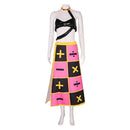 Cosplay Costume Trish Una Top Skirt Fullset Pink Women Halloween Carnival Party Outfits