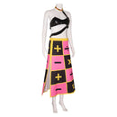 Cosplay Costume Trish Una Top Skirt Fullset Pink Women Halloween Carnival Party Outfits
