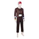 Cosplay Costume Usopp One Piece Season 2 Vest Pants Set Brown Men Halloween Carnival Party Outfits