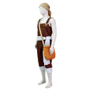 Cosplay Costume Usopp Season 2 Classic Overall Cloak Set Brown Men Halloween Carnival Party Outfits