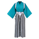 Cosplay Costume Usopp Wano Arc Kimono Fullset Green Men Halloween Carnival Party Outfits