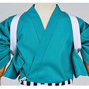 Cosplay Costume Usopp Wano Arc Kimono Fullset Green Men Halloween Carnival Party Outfits